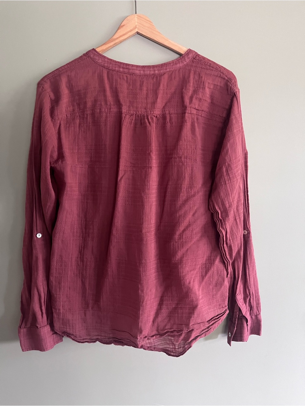 Carve Designs Button-Down Shirt in Rust - Picture 2 of 3